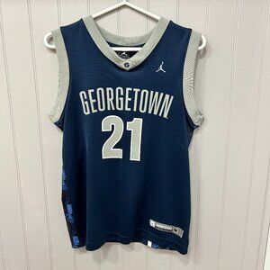 Men's Medium Georgetown Basketball Jordan Jersey #21